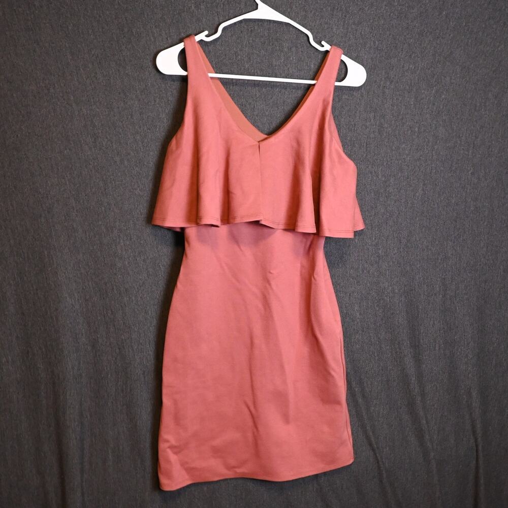 NEW Gianni Bini Women's S Ruffle Top Sawyer Dress Mauve V-Neck Sleeveless NWT